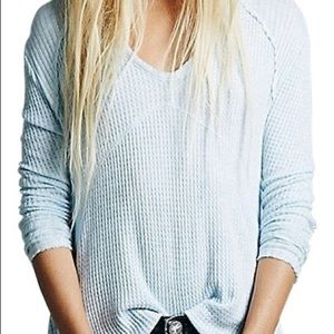 Free People light blue pullover